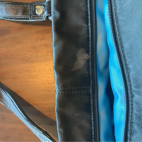 Coach Black and Red Studded holiday limited edition satin! - Picture 9 of 10